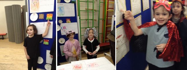 Year 1 working hard on their topic Room on a Broom